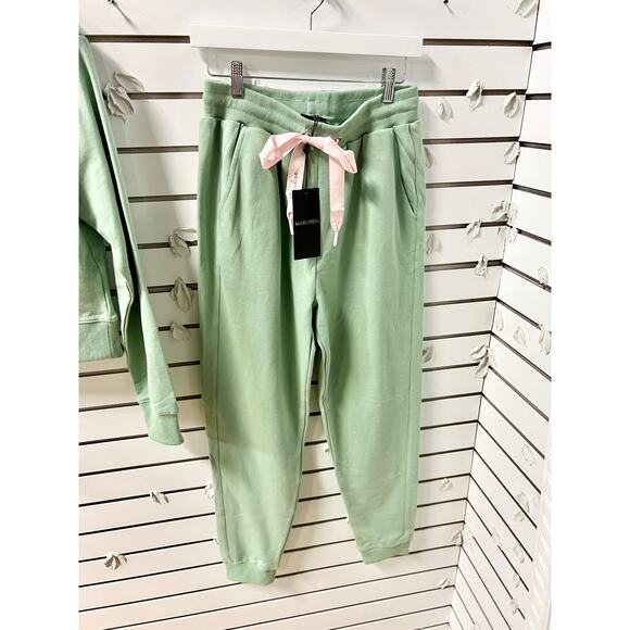NWT Marchesa Active Remy Long Sleeve Hoodie & Jogger Pants Set Sage Women Size M - Picture 10 of 15